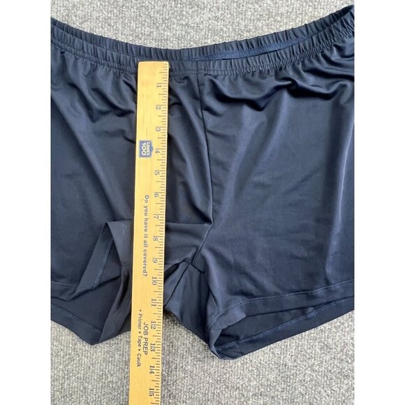 Nivo Shorts Women's Medium Navy Blue Pull On Elastic Waist Athletic Hi Rise - Picture 4 of 7